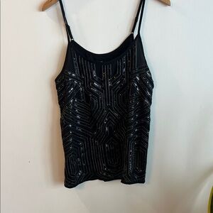 Gilbert Black Sequin Camisole